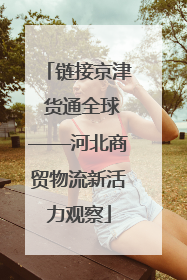 链接京津 货通全球——河北商贸物流新活力观察