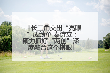 长三角交出“亮眼”成绩单 秦诗立：聚力抓好“两创”深度融合这个棋眼
