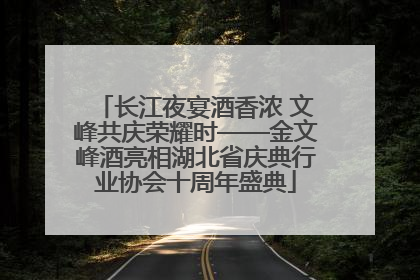 长江夜宴酒香浓 文峰共庆荣耀时——金文峰酒亮相湖北省庆典行业协会十周年盛典