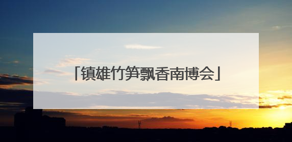 镇雄竹笋飘香南博会