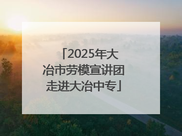 2025年大冶市劳模宣讲团走进大冶中专