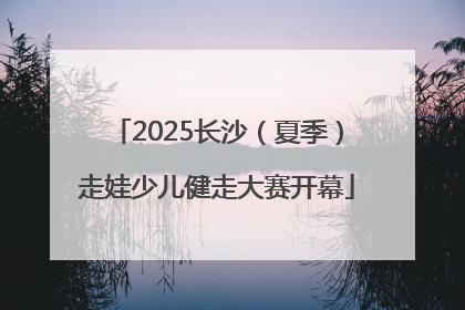 2025长沙（夏季）走娃少儿健走大赛开幕