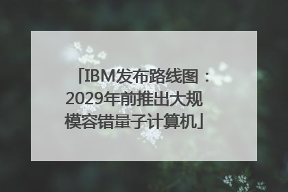 IBM发布路线图：2029年前推出大规模容错量子计算机